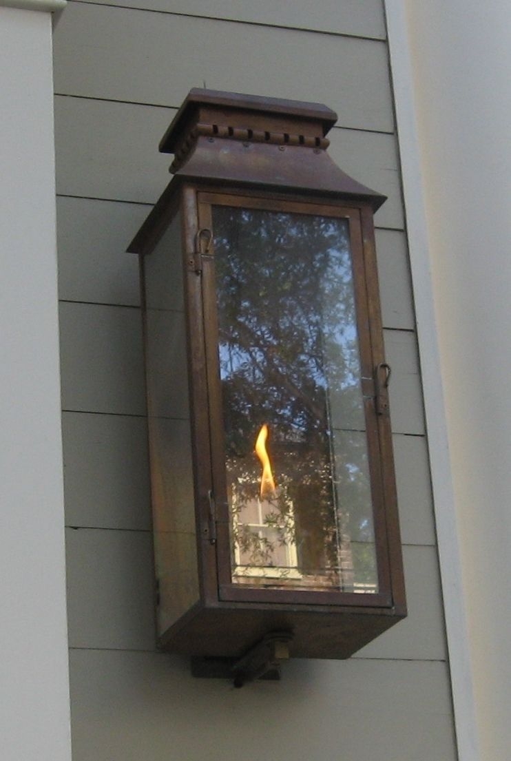 The old village lantern gas or electric the charleston collection