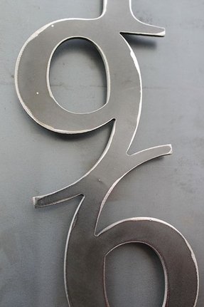 Metal House Number Signs  Foter