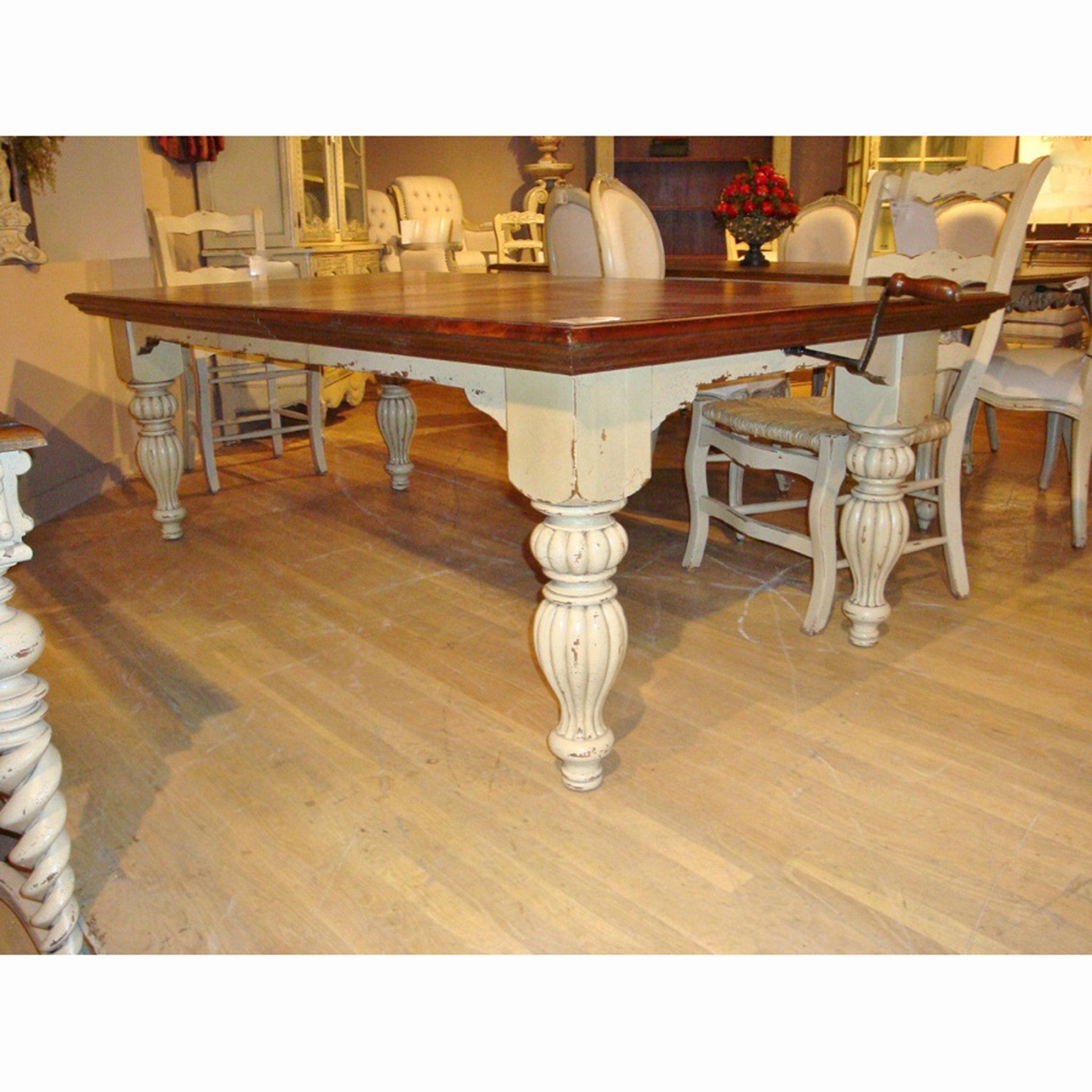 White Distressed Dining Table Ideas on Foter