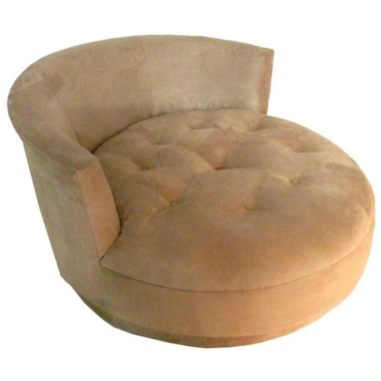 1970s italian round lounge chair