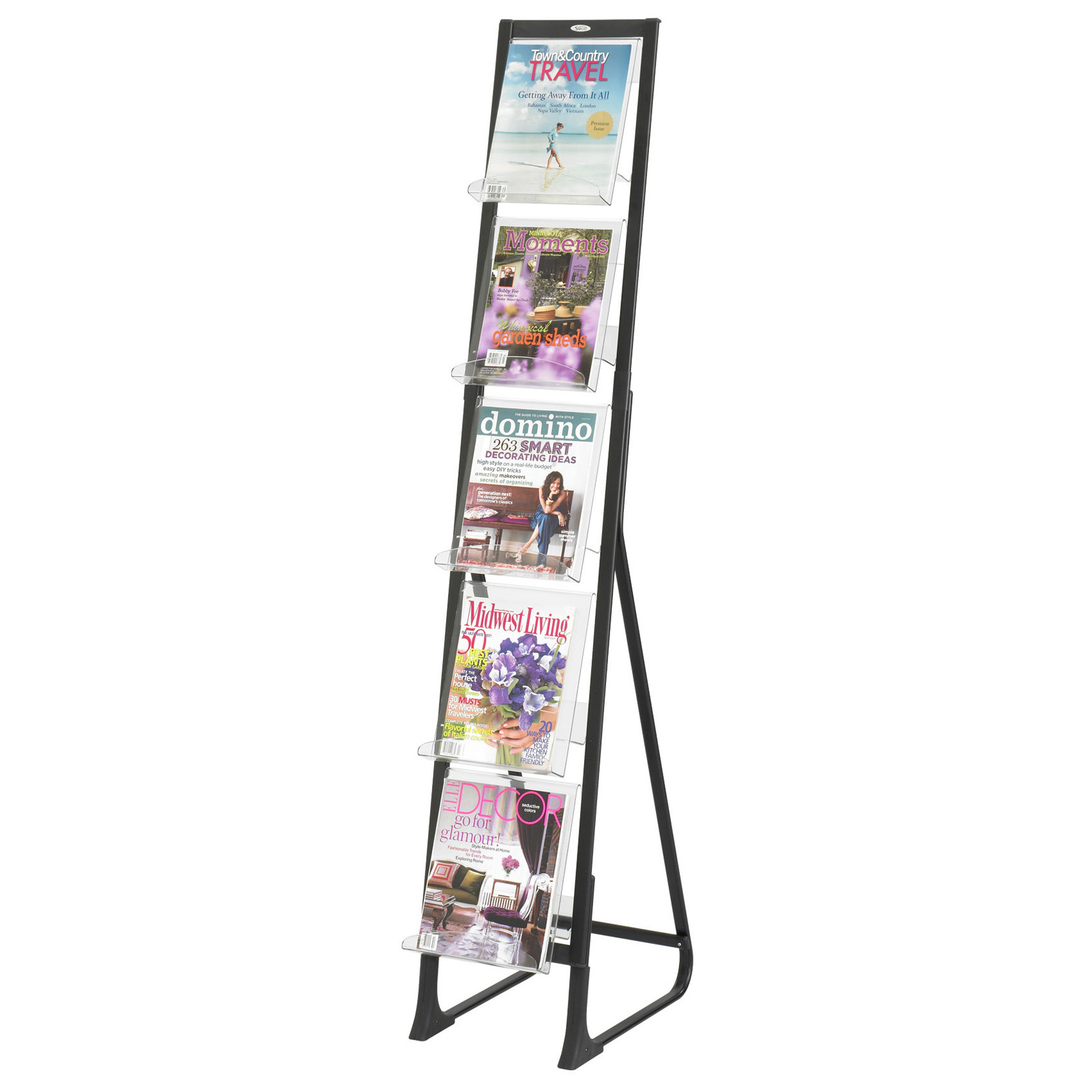 5 Pocket In-View Free Standing Display