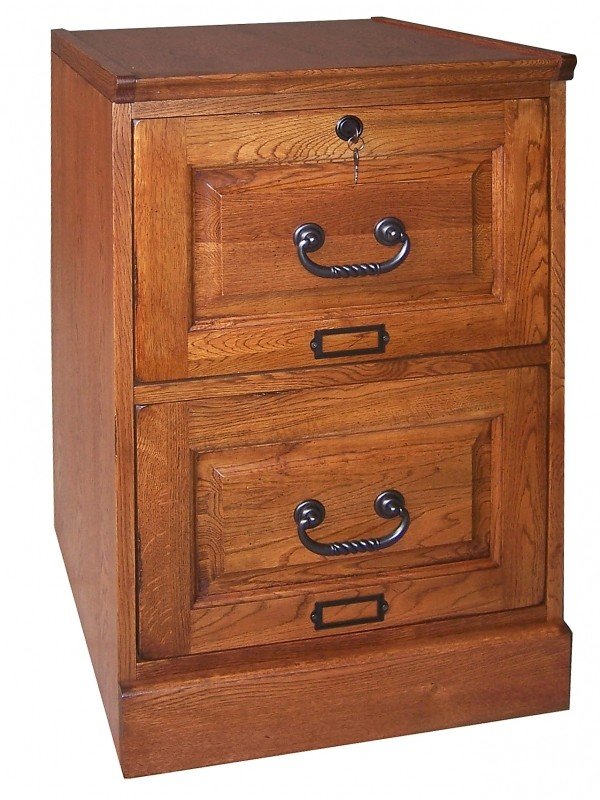 Antique wooden file cabinets