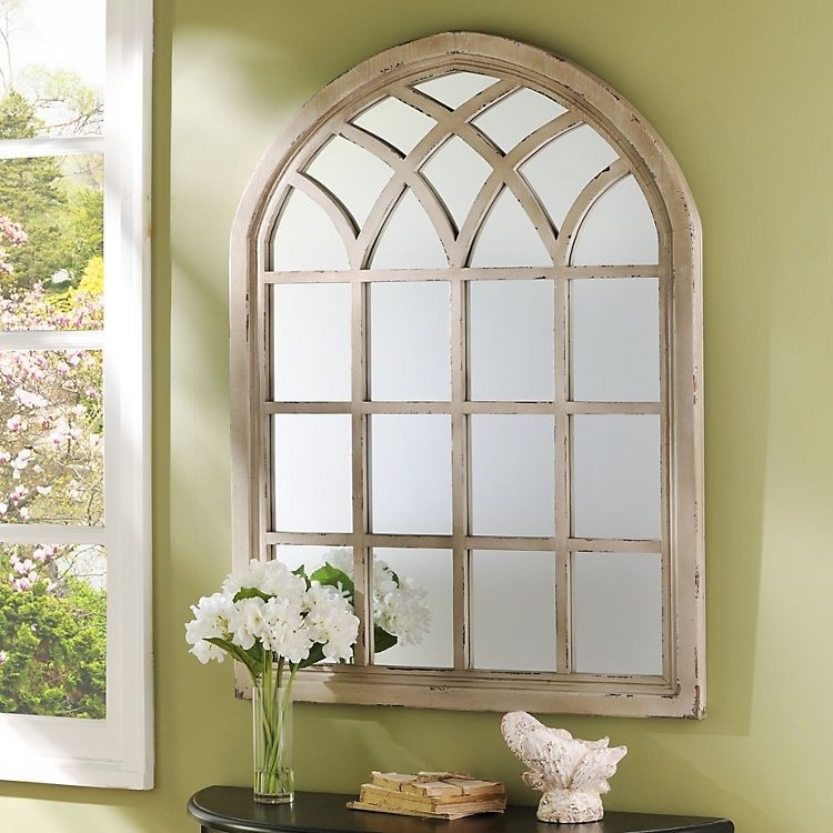 Arched wall mirrors
