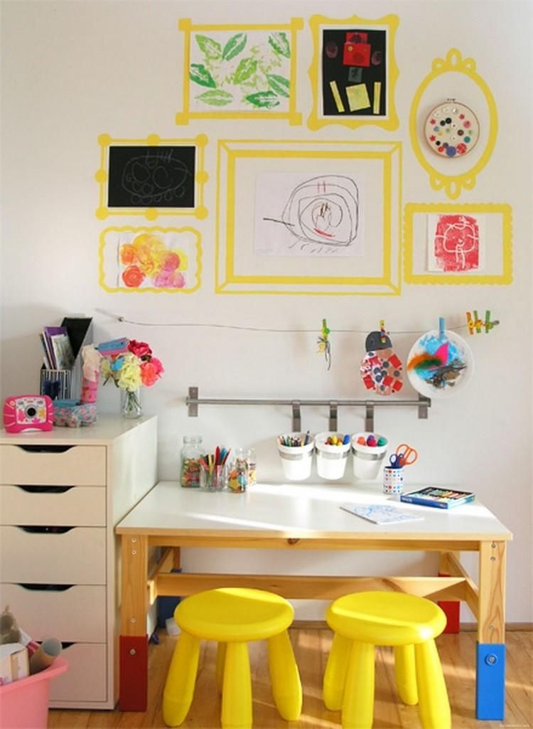 Art table for kids with storage 1