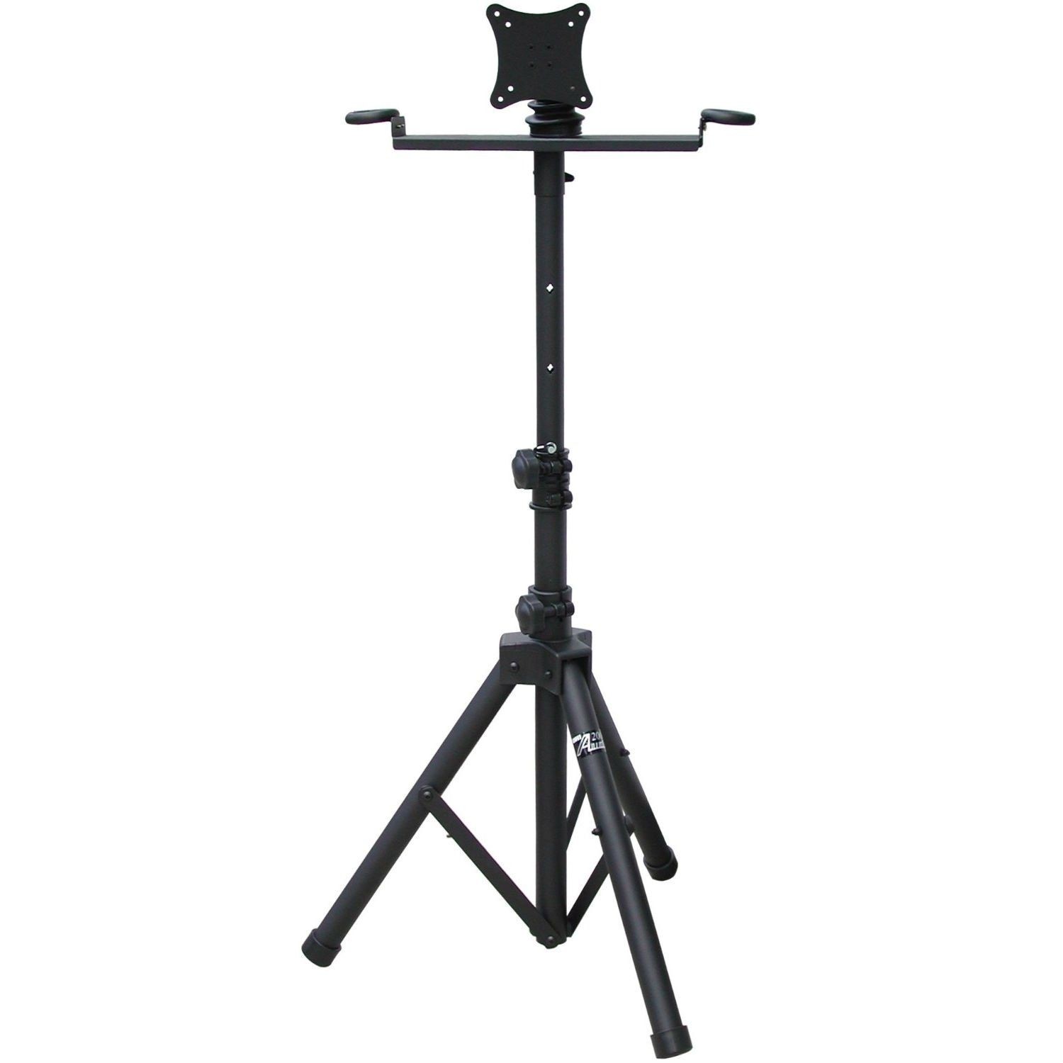 Audio2000'S AST420Y Portable Flat Panel TV/Monitor Stand with Foldable Tripod Legs