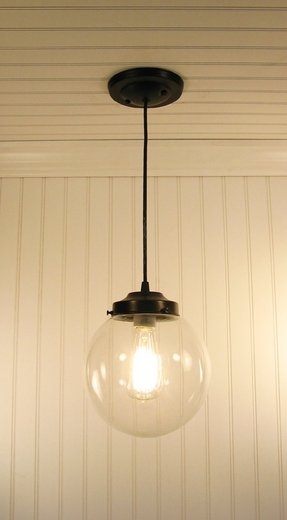 Pathson Vintage 2 Light Wall Sconce With Globe Clear Glass Shade