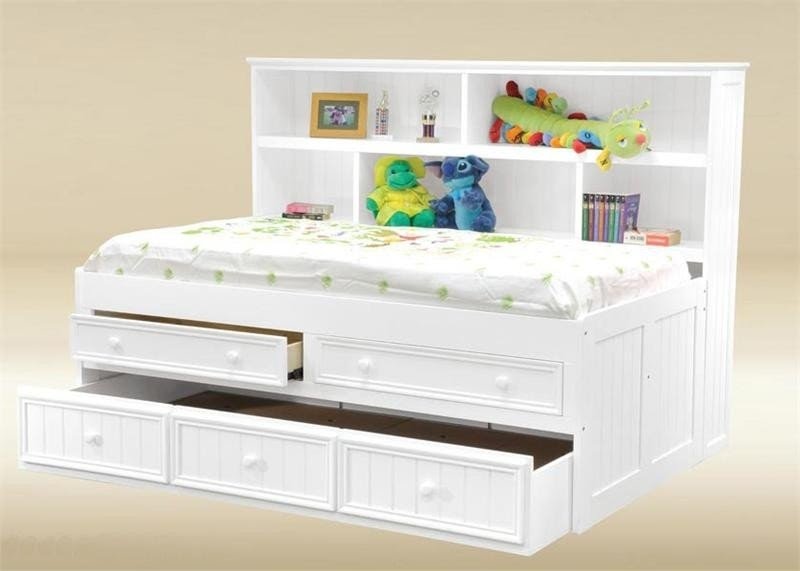 girls bookcase bed