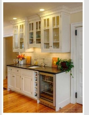 Bar Cabinet With Wine Fridge - Foter