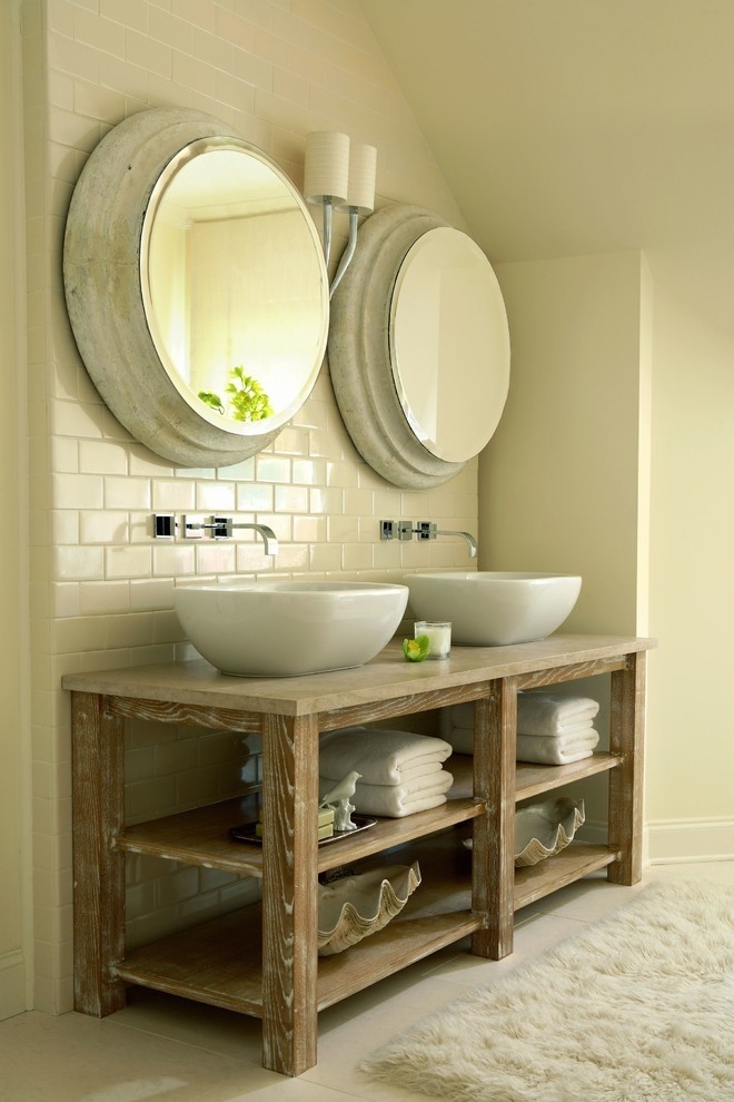 Cottage style bathroom vanities cabinets