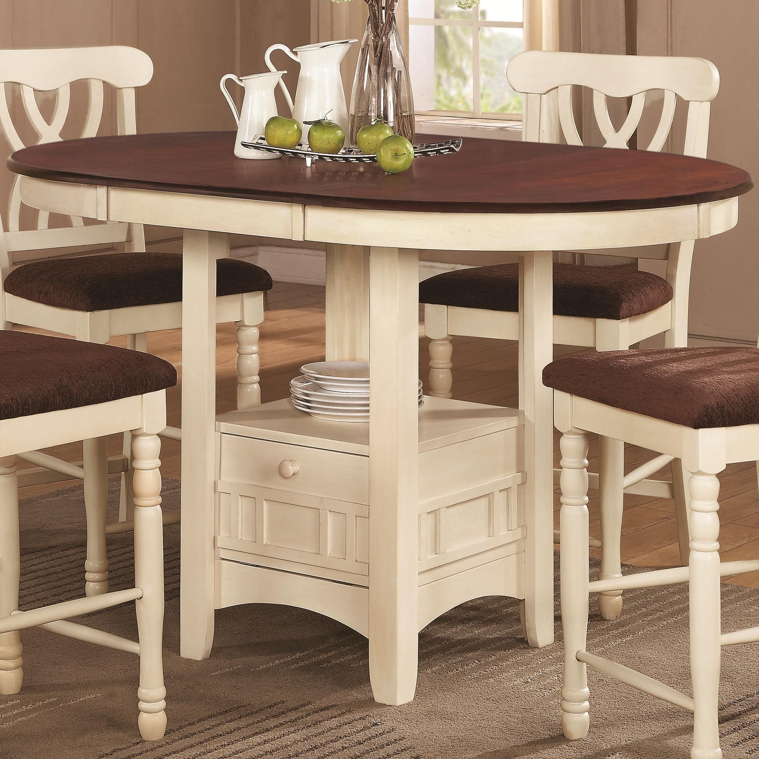 Crate and barrel round dining table