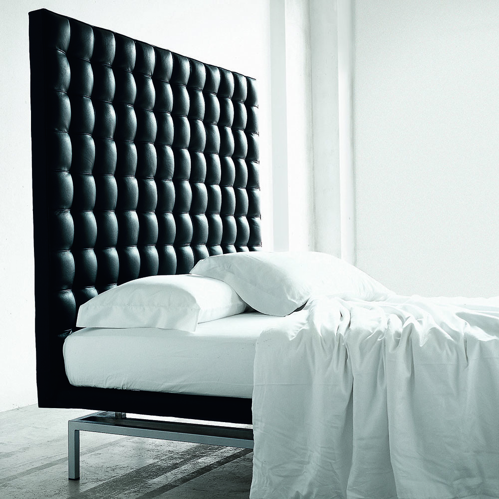 Cal king online leather headboard