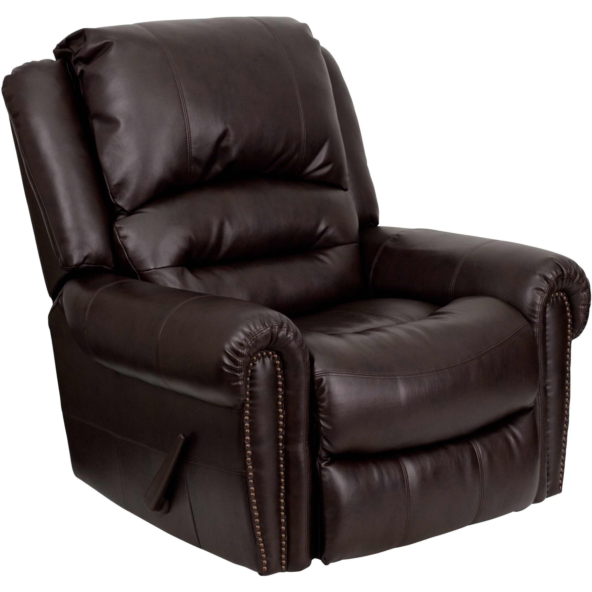 Used leather deals recliner for sale