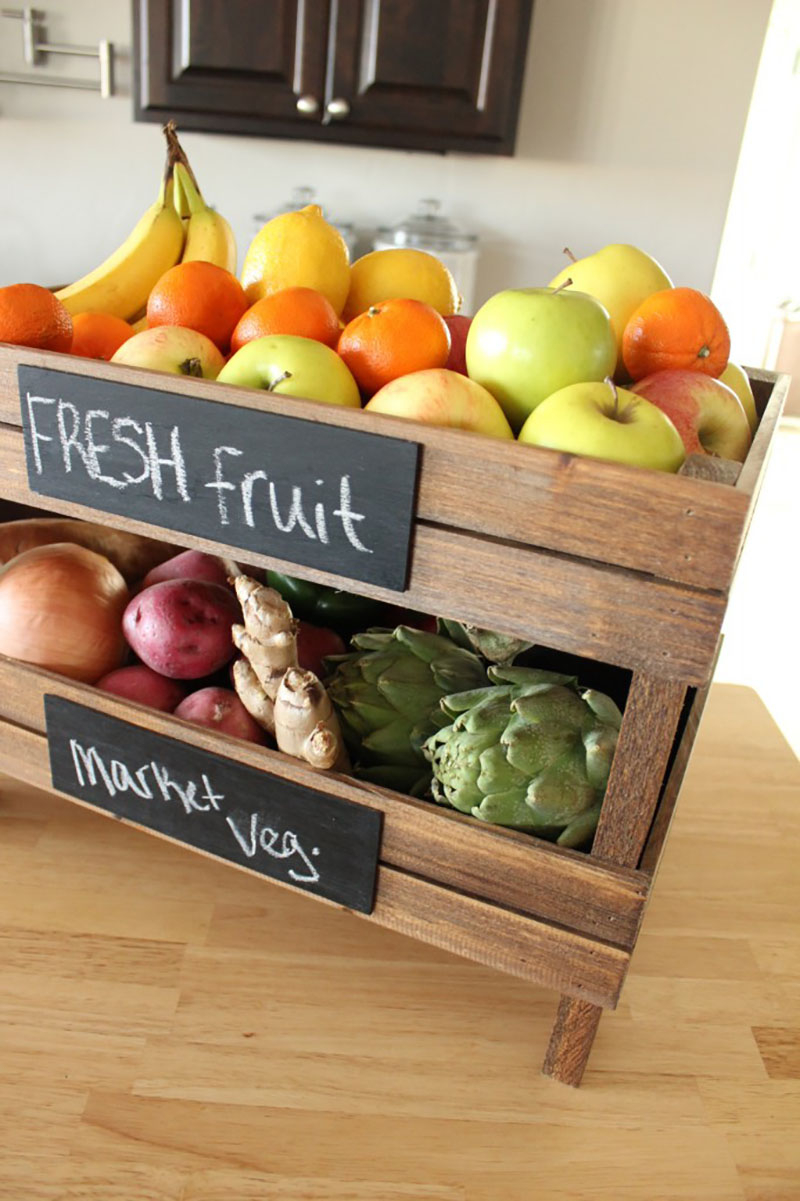 Fruit storage basket