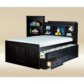 Full Size Bed With Bookcase Headboard Ideas On Foter