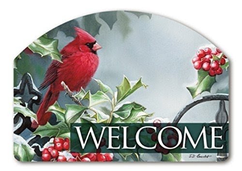 Hollyberry Cardinal Garden Sign