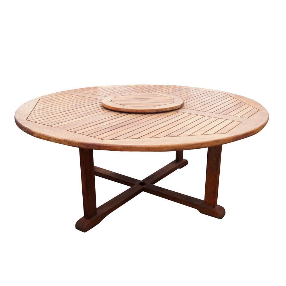 Large round outdoor dining table 1