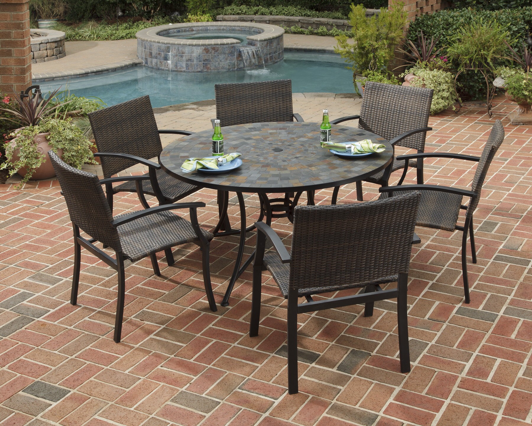 Large Round Outdoor Dining Table Foter