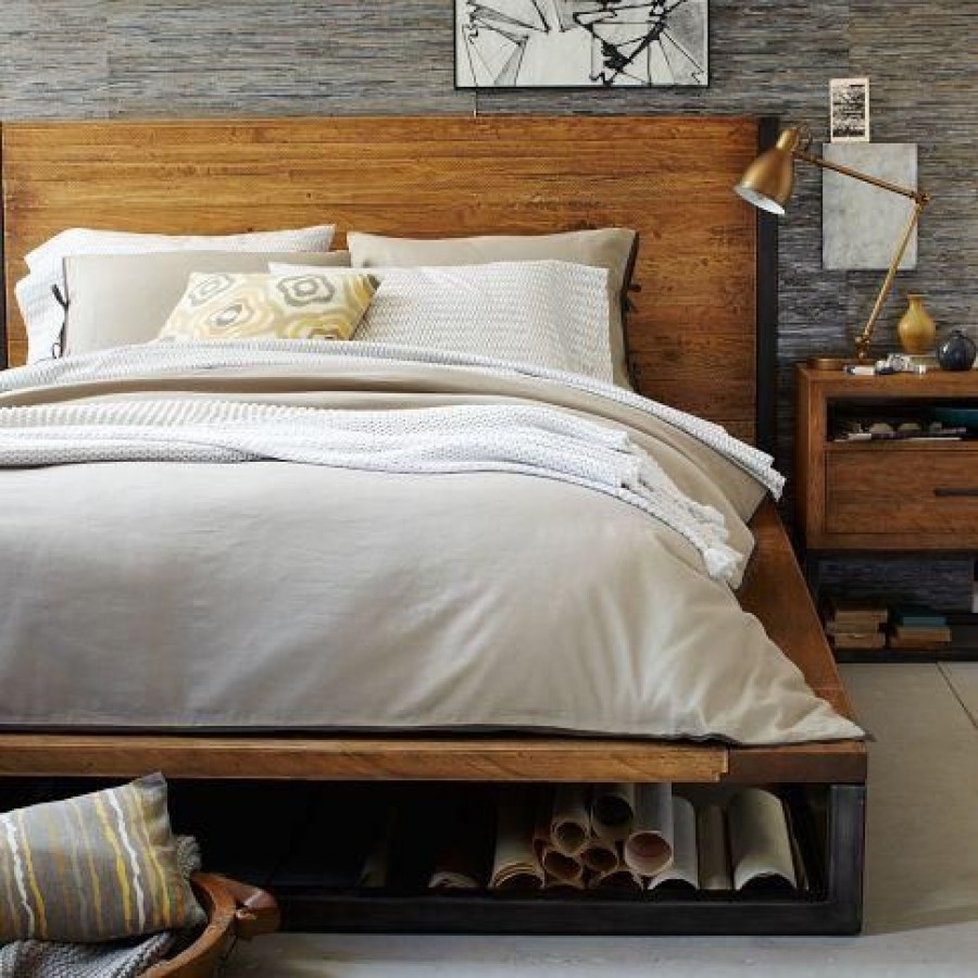 Metal and wood bedroom sets 1