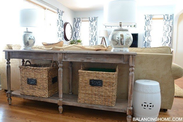 Narrow Console Table With Storage - Ideas on Foter