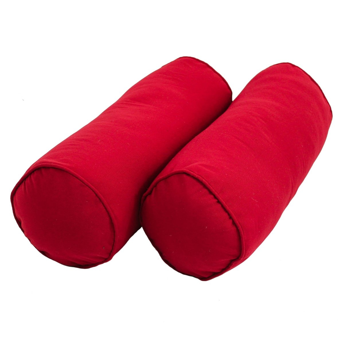 Needles Solid Twill Bolster Pillows (Set of 2)