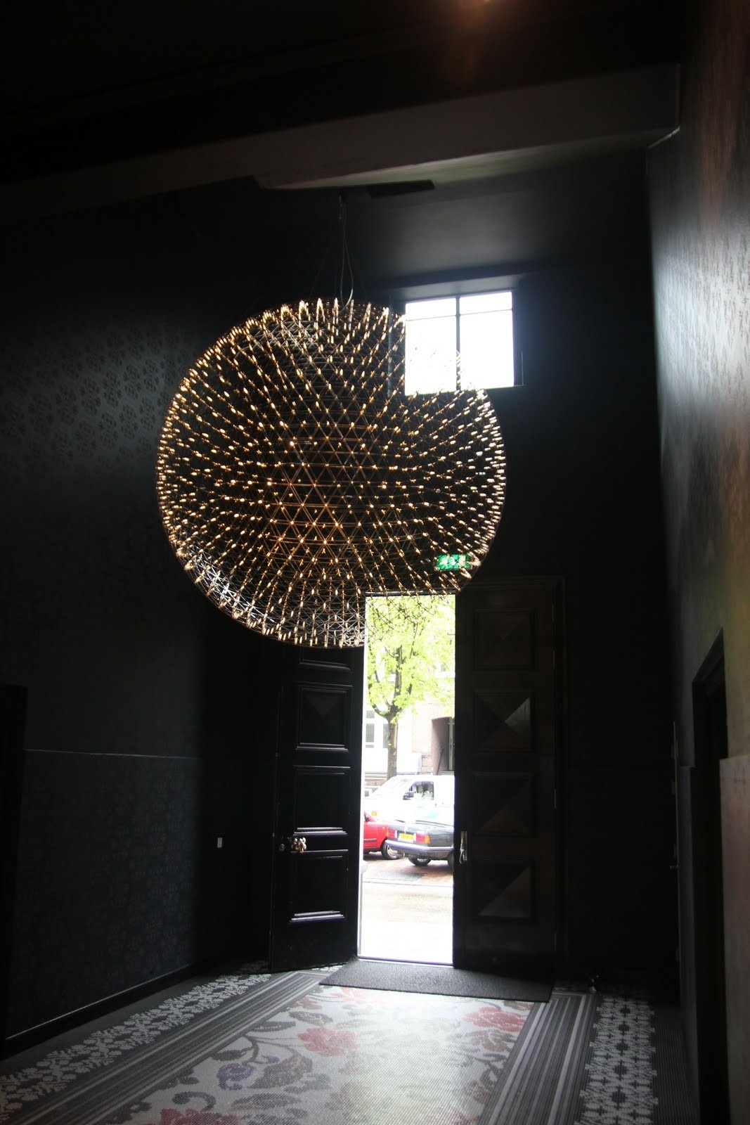 Oversized pendant light