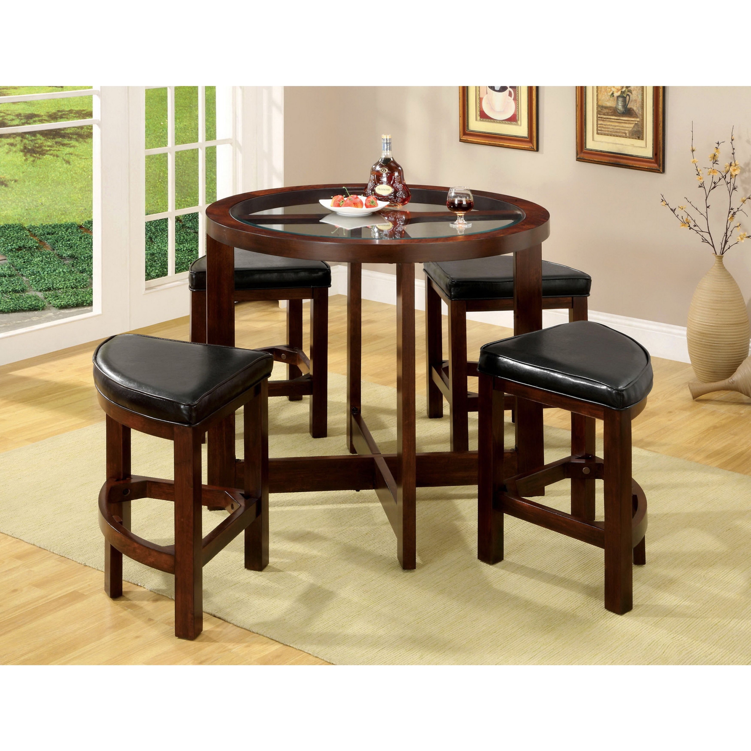 Round pub deals height dining table