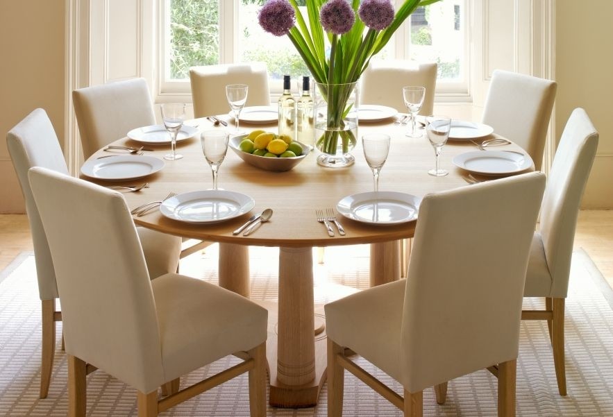 Round Dining Room Table Seats 12 - Foter