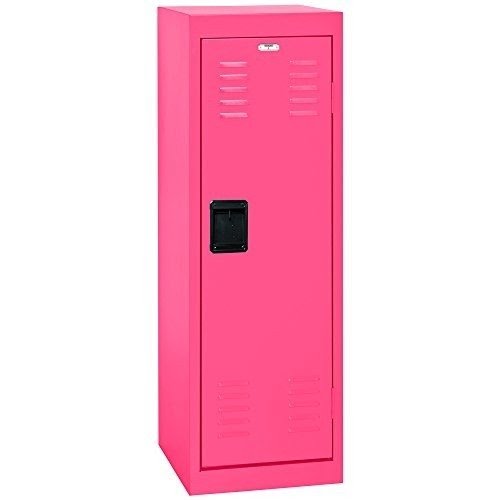 Sandusky Lee KDLB151548-30 1-Tier Steel Locker, 48", Pom Pom Pink