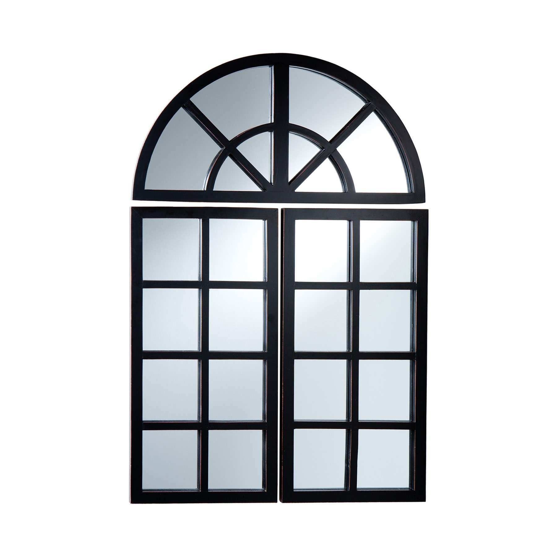 SEI 3-Piece Windowpane Mirror Set