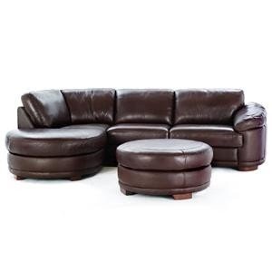Small round sectional sofa 1