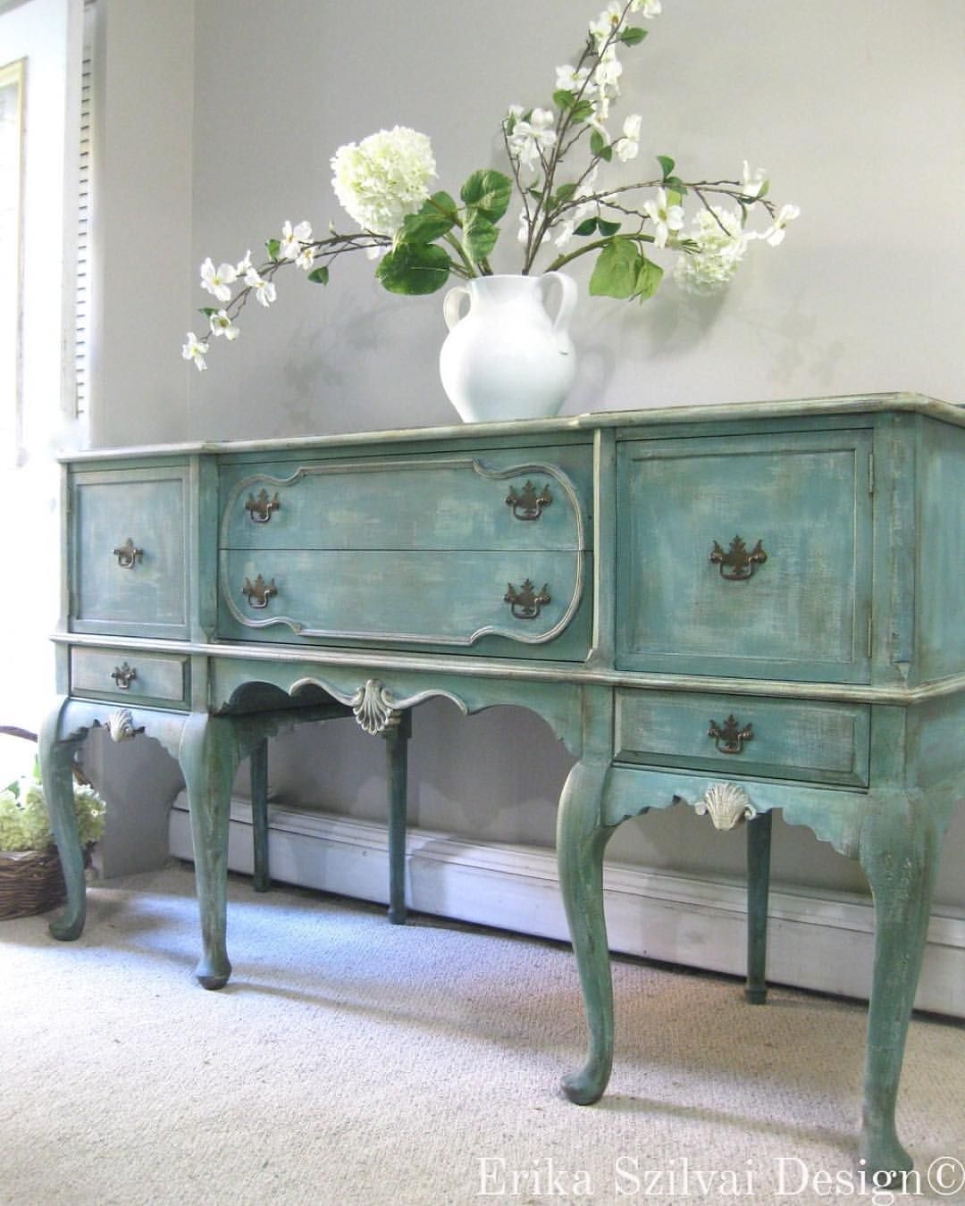 Vintage hand painted french country