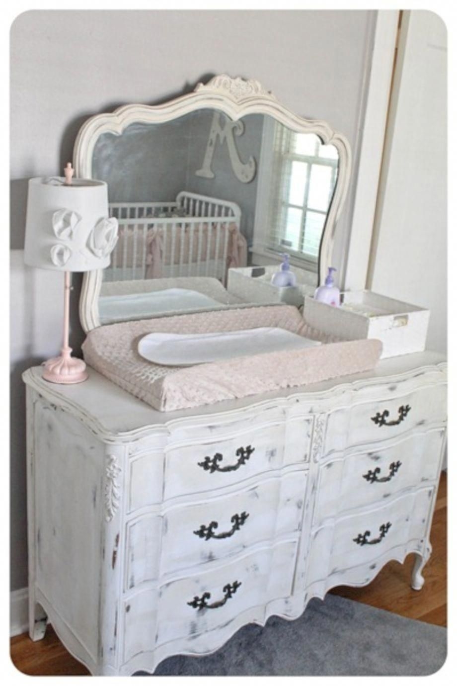 White changing table dresser 1