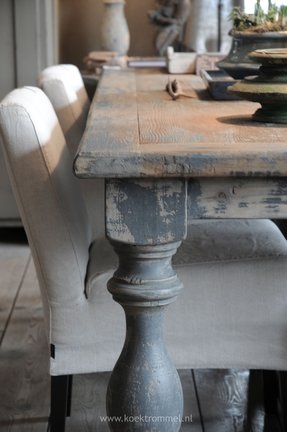 White Distressed Dining Table - Ideas on Foter