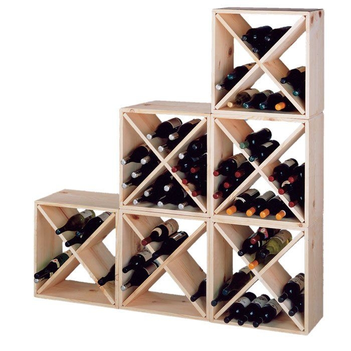 Wine cube storage