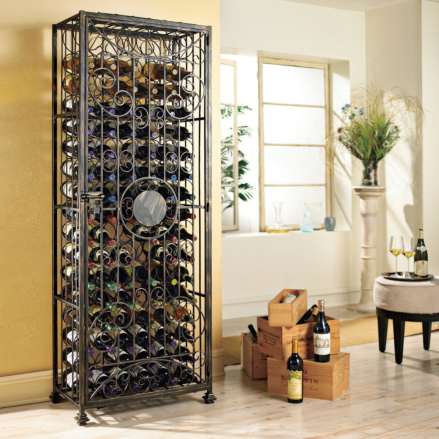 Metal Floor Standing Wine Racks Ideas on Foter