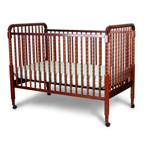 Angel Line Jenny Lind Crib In Cherry Solid Wood Baby Infant Nursery Furniture