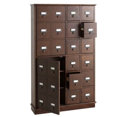 Apothecary cd storage cabinet