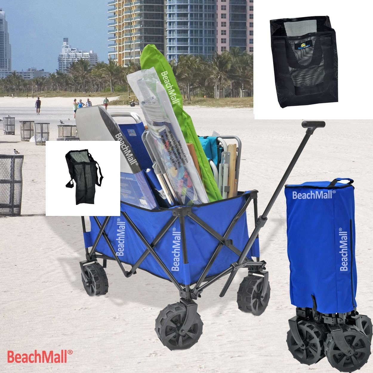 beach tote with wheels