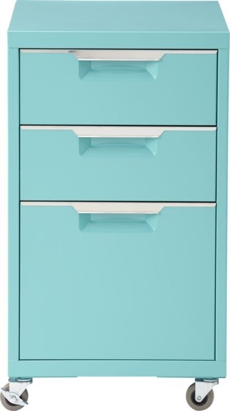 Casters for file cabinets