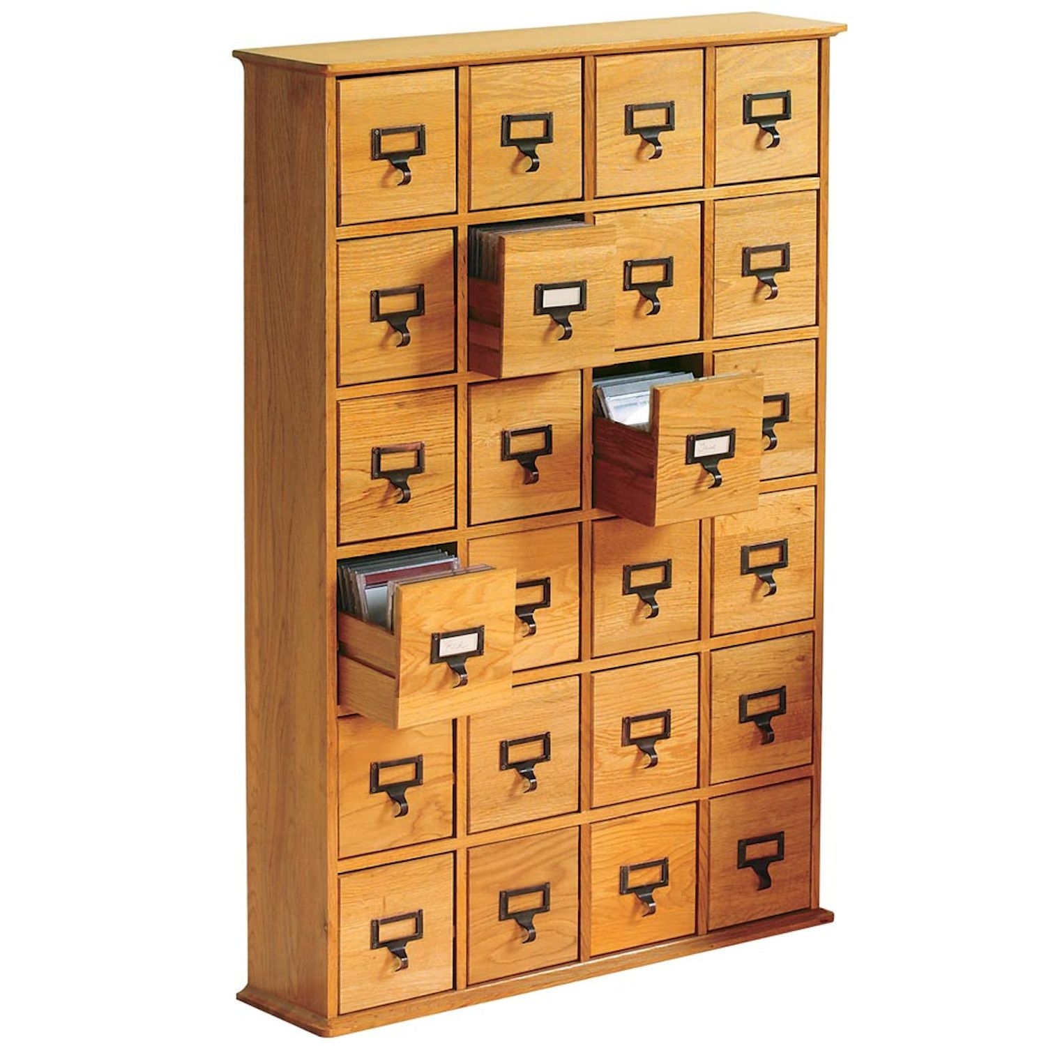 Cd storage cabinet wood