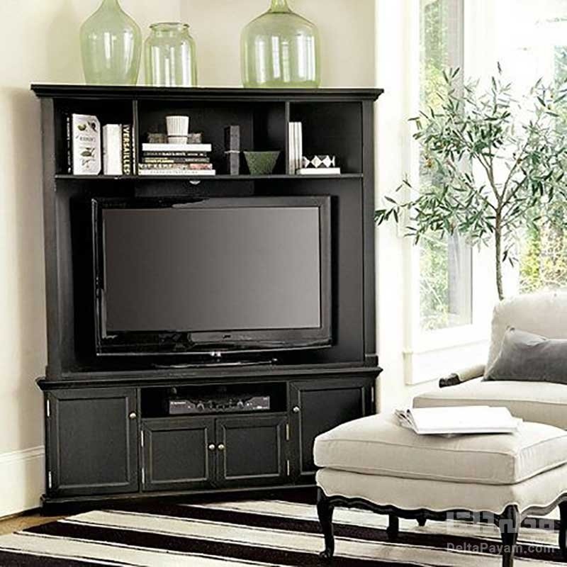 Tall corner tv cabinet shop with storage