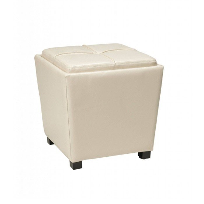 Cube stool with storage