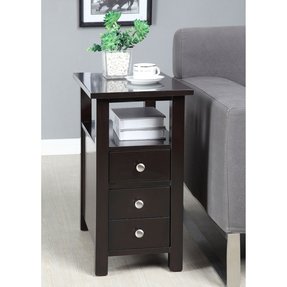 Narrow End Table With Drawers Ideas On Foter