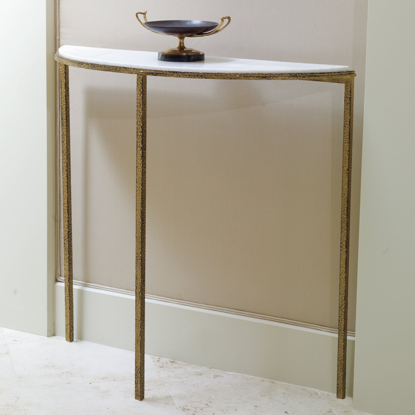 Hammered Console Table