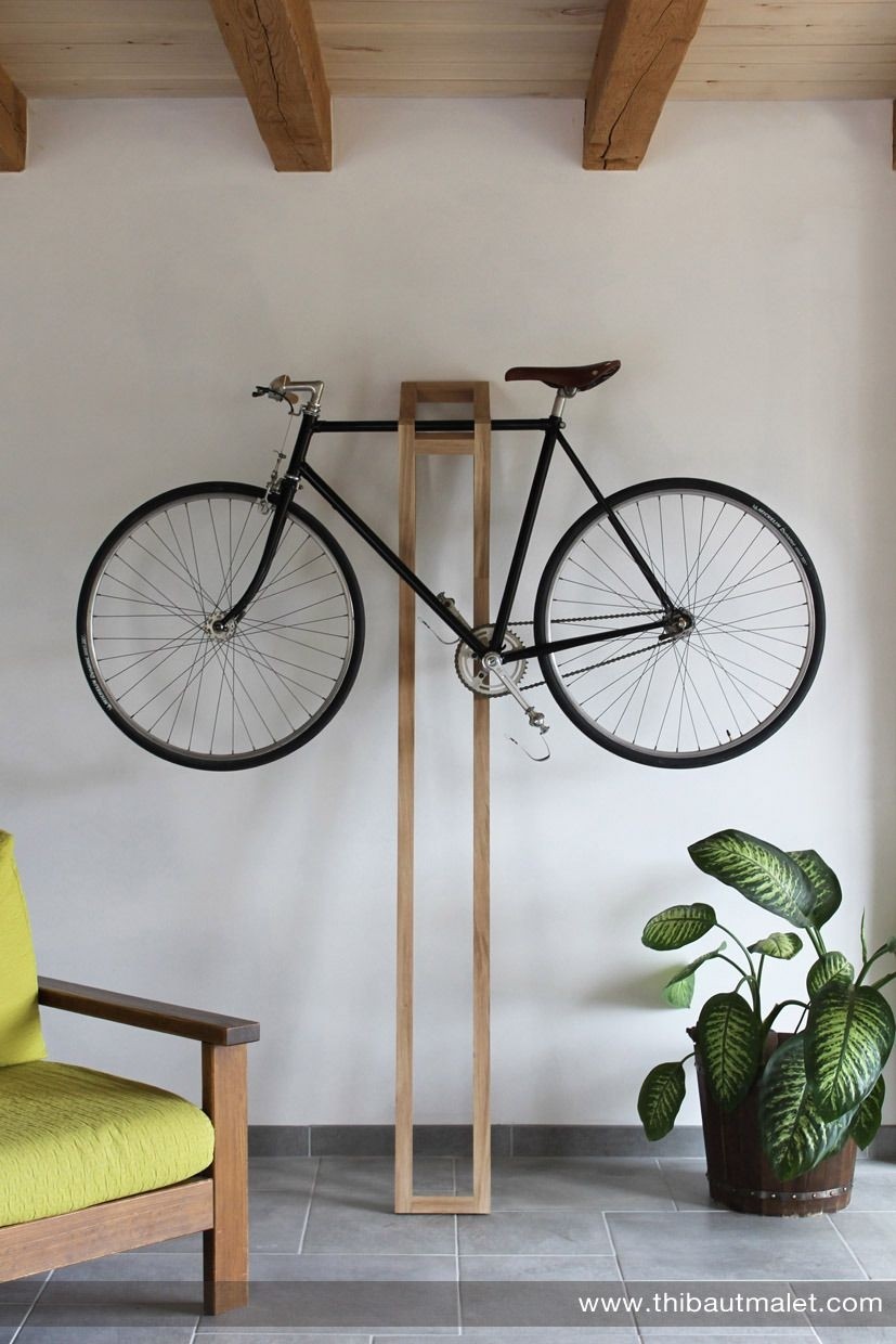 Homemade bike stand