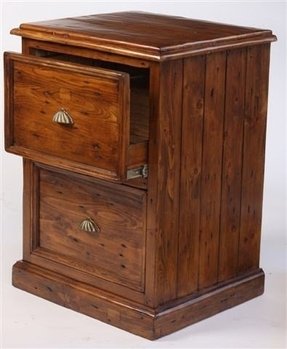 Solid Wood File Cabinet 2 Drawer - Foter