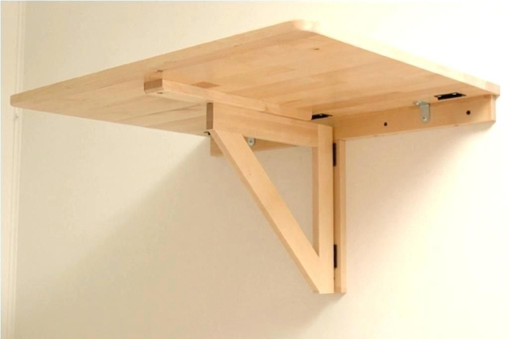 folding table attached to wall ikea