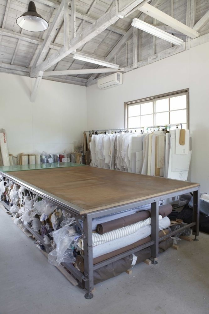 Large craft table with storage