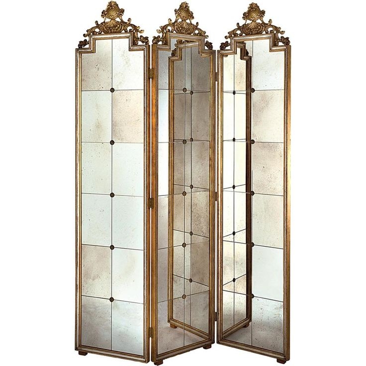Mirrored room divider screen 1
