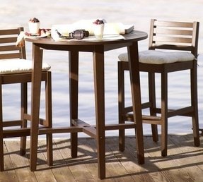 Round Bar Height Dining Table - Foter